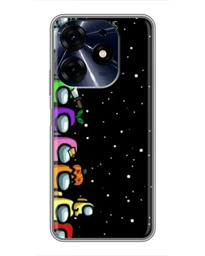 Чехол для TECNO Spark 10c с картинкой «Команда Among Us» Чехол для TECNO Spark 10c с картинкой «Команда Among Us»
