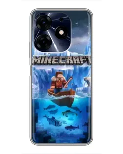 Чохол для TECNO Spark 10c з картинкою «Minecraft льодянийсвіт» Чохол для TECNO Spark 10c з картинкою «Minecraft льодянийсвіт»
