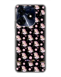 Чехол для TECNO Spark 10c с картинкой «Magic Unicorn паттерн»