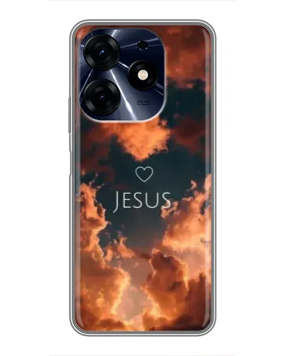 Чехол для TECNO Spark 10c с картинкой «Сияние Имени Jesus»