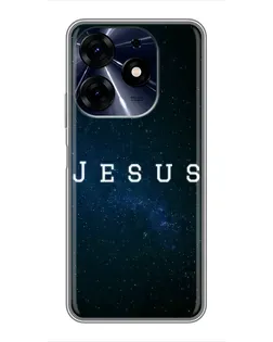 Чехол для TECNO Spark 10c с картинкой «Звездное небо Jesus»