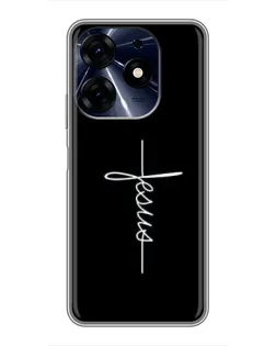 Чехол для TECNO Spark 10c с картинкой «Тонкая линия веры»