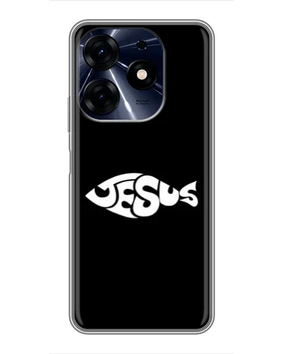Чехол для TECNO Spark 10c с картинкой «Рыба Jesus» Чехол для TECNO Spark 10c с картинкой «Рыба Jesus»