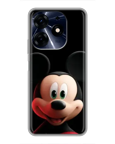 Чехол для TECNO Spark 10c с картинкой «Улыбающийся Микки Маус»