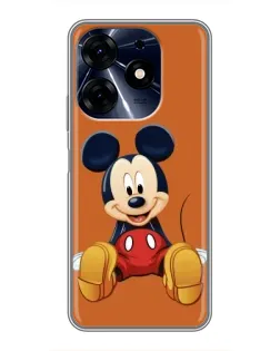 Чехол для TECNO Spark 10c с картинкой «Микки отдыхает»