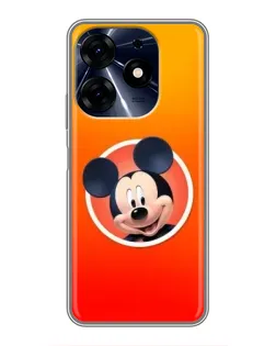 Чехол для TECNO Spark 10c с картинкой «Mickey в круге»