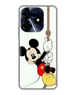 Чехол для TECNO Spark 10c с картинкой «Mickey на канате»