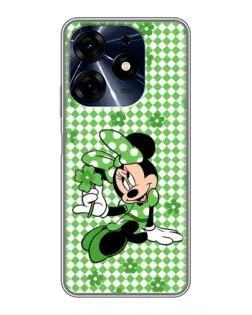 Чехол для TECNO Spark 10c с картинкой «Mickey в клетку»