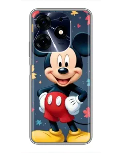 Чехол для TECNO Spark 10c с картинкой «Осенний Mickey Mouse»