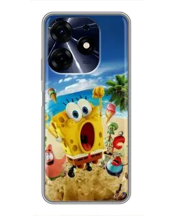 Чехол для TECNO Spark 10c с картинкой «Развлечения на пляже»