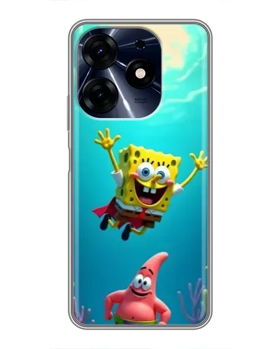 Чехол для TECNO Spark 10c с картинкой «Спанч Боб под водой» Чехол для TECNO Spark 10c с картинкой «Спанч Боб под водой»