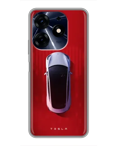 Чехол для TECNO Spark 10c с картинкой «Tesla Top View» Чехол для TECNO Spark 10c с картинкой «Tesla Top View»