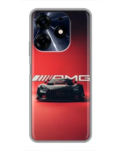 Чехол для TECNO Spark 10c с картинкой «Mercedes AMG — красная линия» Чехол для TECNO Spark 10c с картинкой «Mercedes AMG — красная линия»