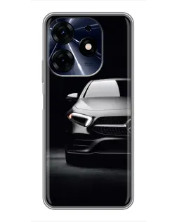Чехол для TECNO Spark 10c с картинкой «Свет фар Mercedes»