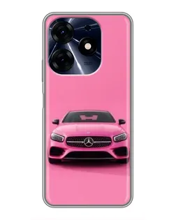 Чехол для TECNO Spark 10c с картинкой «Розовый Mercedes AMG» Чехол для TECNO Spark 10c с картинкой «Розовый Mercedes AMG»