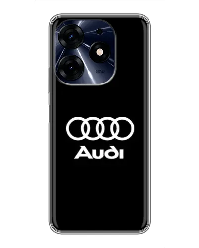 Чехол для TECNO Spark 10c с картинкой «Классическое лого Audi»