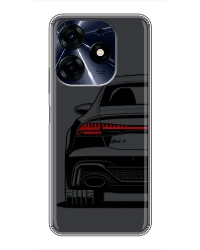 Чехол для TECNO Spark 10c с картинкой «Задняя часть Audi — арт»