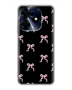 Чехол для TECNO Spark 10c с картинкой «Бант-цветок»
