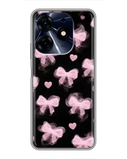Чехол для TECNO Spark 10c с картинкой «Геометрия банта»