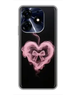 Чехол для TECNO Spark 10c с картинкой «Дымчатое сердце»