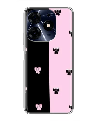 Чехол для TECNO Spark 10c с картинкой «Контрастные банты» Чехол для TECNO Spark 10c с картинкой «Контрастные банты»