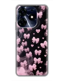 Чехол для TECNO Spark 10c с картинкой «Неоновое кружево»