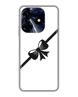 Чехол для TECNO Spark 10c с картинкой «Диагональный бант»