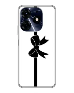 Чехол для TECNO Spark 10c с картинкой «Вертикальный бант»