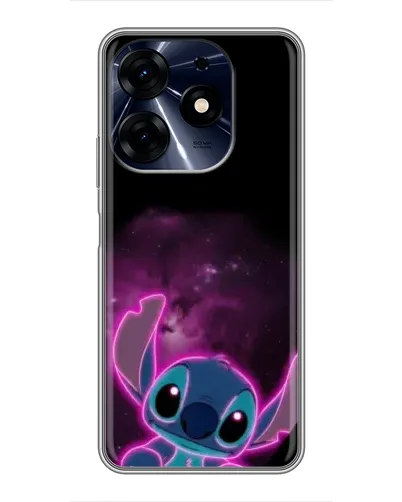 Чехол для TECNO Spark 10c с картинкой «Неоновый Stitch»