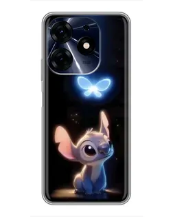 Чехол для TECNO Spark 10c с картинкой «Сияющий Стич»