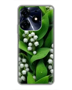 Чехол для TECNO Spark 10c с картинкой «Ландыши в зелени»