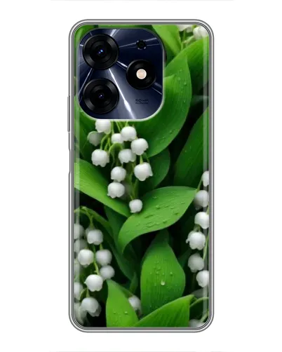 Чехол для TECNO Spark 10c с картинкой «Ландыши в зелени»
