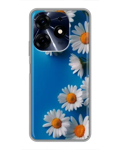 Чехол для TECNO Spark 10c с картинкой «Белоснежные маргаритки»