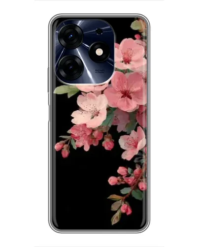 Чехол для TECNO Spark 10c с картинкой «Розовая ветка сакуры»