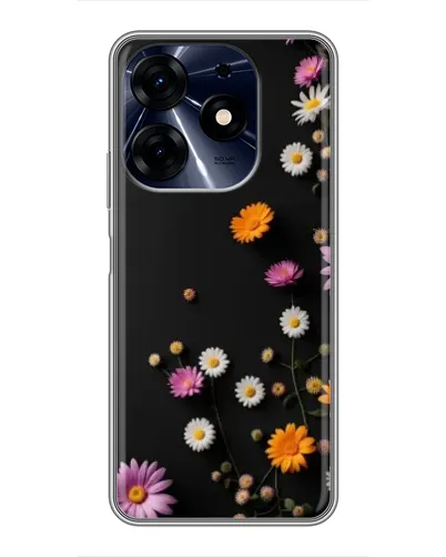 Чехол для TECNO Spark 10c с картинкой «Цветочная композиция»