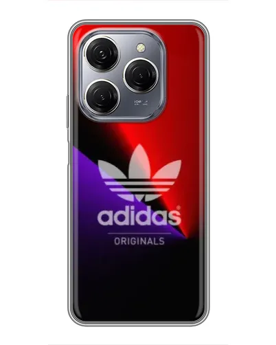 Чехол для TECNO Spark 20 Pro с картинкой «Adidas Red Neon» Чехол для TECNO Spark 20 Pro с картинкой «Adidas Red Neon»