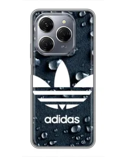 Чохол для TECNO Spark 20 Pro з картинкою «Adidas Trefoil Blue» Чохол для TECNO Spark 20 Pro з картинкою «Adidas Trefoil Blue»