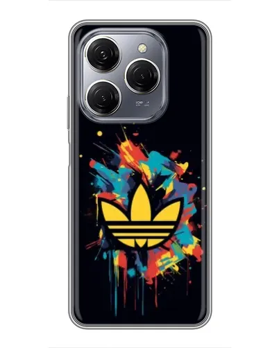 Чехол для TECNO Spark 20 Pro с картинкой «Adidas Splash» Чехол для TECNO Spark 20 Pro с картинкой «Adidas Splash»
