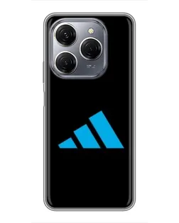 Чехол для TECNO Spark 20 Pro с картинкой «Adidas Cyan Logo» Чехол для TECNO Spark 20 Pro с картинкой «Adidas Cyan Logo»