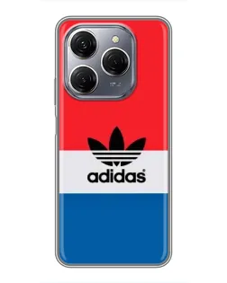 Чехол для TECNO Spark 20 Pro с картинкой «Ретро блоки Adidas» Чехол для TECNO Spark 20 Pro с картинкой «Ретро блоки Adidas»