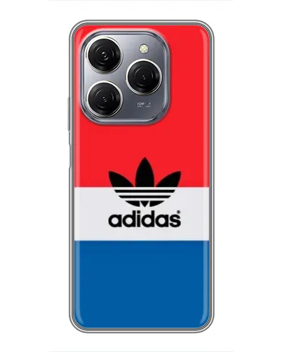 Чехол для TECNO Spark 20 Pro с картинкой «Ретро блоки Adidas» Чехол для TECNO Spark 20 Pro с картинкой «Ретро блоки Adidas»