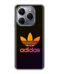 Чехол для TECNO Spark 20 Pro с картинкой «Градиент Adidas» Чехол для TECNO Spark 20 Pro с картинкой «Градиент Adidas»