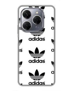 Чехол для TECNO Spark 20 Pro с картинкой «Adidas Pattern» Чехол для TECNO Spark 20 Pro с картинкой «Adidas Pattern»