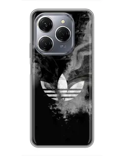 Чехол для TECNO Spark 20 Pro с картинкой «Абстрактный дым Adidas» Чехол для TECNO Spark 20 Pro с картинкой «Абстрактный дым Adidas»