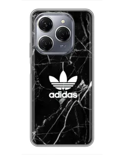 Чехол для TECNO Spark 20 Pro с картинкой «Белый мрамор Adidas» Чехол для TECNO Spark 20 Pro с картинкой «Белый мрамор Adidas»