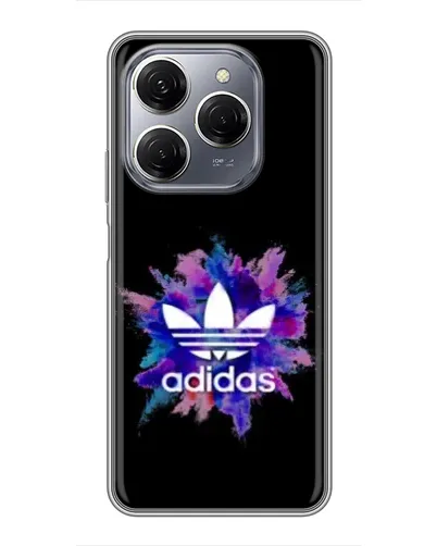Чехол для TECNO Spark 20 Pro с картинкой «Взрыв красок Adidas» Чехол для TECNO Spark 20 Pro с картинкой «Взрыв красок Adidas»
