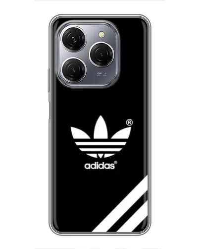 Чехол для TECNO Spark 20 Pro с картинкой «Adidas с диагональными полосами» Чехол для TECNO Spark 20 Pro с картинкой «Adidas с диагональными полосами»