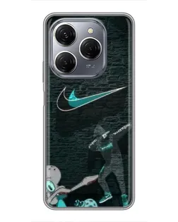 Чохол для TECNO Spark 20 Pro з картинкою «Спортивний арт Nike» Чохол для TECNO Spark 20 Pro з картинкою «Спортивний арт Nike»