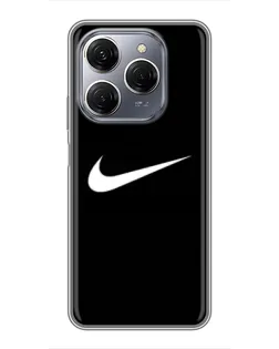 Чехол для TECNO Spark 20 Pro с картинкой «Минималистический Найк» Чехол для TECNO Spark 20 Pro с картинкой «Минималистический Найк»