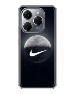 Чехол для TECNO Spark 20 Pro с картинкой «Nike в стиле граффити» Чехол для TECNO Spark 20 Pro с картинкой «Nike в стиле граффити»